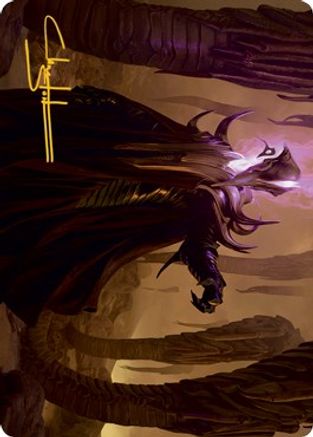 Extus, Oriq Overlord Art Card (Gold-Stamped Signature) (ASSTX-026) - Art Series: Strixhaven
