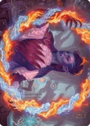 Rootha, Mercurial Artist Art Card (ASSTX-038) - Art Series: Strixhaven