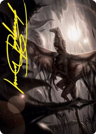 Shadrix Silverquill Art Card (Gold-Stamped Signature) (ASSTX-059) - Art Series: Strixhaven