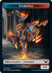 Elemental (2) // Spirit Double-Sided Token (STX-2 // 6) - Strixhaven: School of Mages