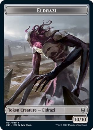 Eldrazi // Champion of Wits Double-Sided Token (C21-1 // 6) - Commander 2021
