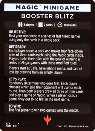 Magic Minigame: Booster Blitz (KHM-002) - Kaldheim