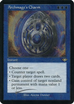 Archmage's Charm (Retro Frame) (Foil Etched) (MH1-007) - Modern Horizons Foil