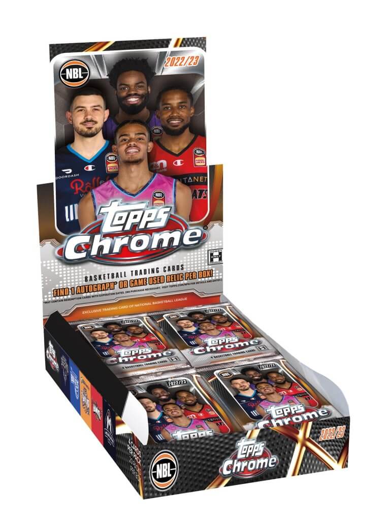 2022-23 Topps Chrome NBL Basketball Hobby Box