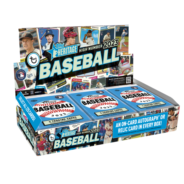 2023 Topps Heritage High Number Baseball Hobby Box | Eastridge Sports Cards