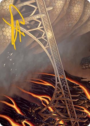 Rustvale Bridge Art Card (Gold-Stamped Signature) (ASMH2-077) - Art Series: Modern Horizons 2