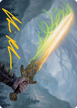 Sword of Hearth and Home Art Card (Gold-Stamped Signature) (ASMH2-064) - Art Series: Modern Horizons 2