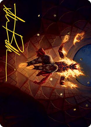 Yusri, Fortune's Flame Art Card (Gold-Stamped Signature) (ASMH2-060) - Art Series: Modern Horizons 2