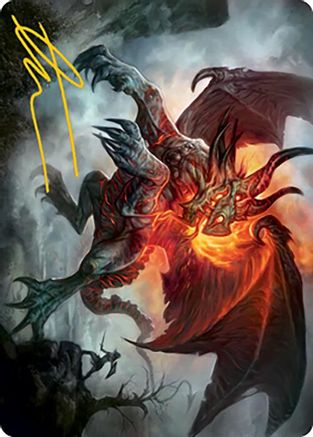 Piru, the Volatile Art Card (Gold-Stamped Signature) (ASMH2-058) - Art Series: Modern Horizons 2