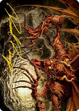 Archfiend of Sorrows Art Card (Gold-Stamped Signature) (ASMH2-026) - Art Series: Modern Horizons 2