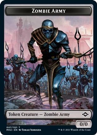 Zombie Army Token (MH2-007) - Modern Horizons 2