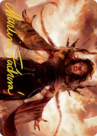 Dragon's Rage Channeler Art Card (Gold-Stamped Signature) (ASMH2-035) - Art Series: Modern Horizons 2