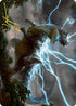 Thrasta, Tempest's Roar Art Card (41/81) (Gold-Stamped Signature) (ASMH2-041) - Art Series: Modern Horizons 2