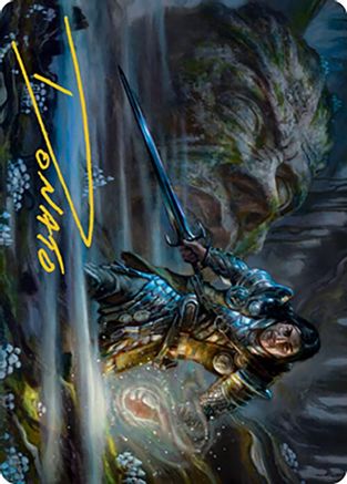 Carth the Lion Art Card (Gold-Stamped Signature) (ASMH2-047) - Art Series: Modern Horizons 2