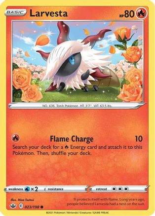 Larvesta (023/198) [Chilling Reign] - Common