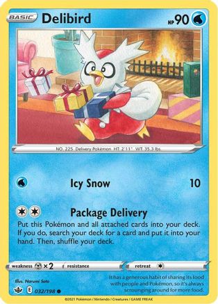 Delibird (032/198) [Chilling Reign] - Common