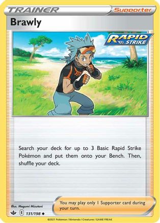 Brawly (131/198) Reverse Holofoil [Chilling Reign] - Uncommon