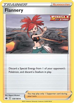 Flannery (139/198) Reverse Holofoil [Chilling Reign] - Uncommon
