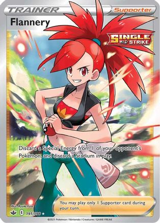 Flannery (Full Art) (191/198) Holofoil [Chilling Reign] - Ultra Rare