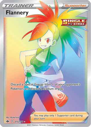 Flannery (Secret) (215/198) Holofoil [Chilling Reign] - Secret Rare