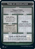 Tomb of Annihilation // The Atropal Double-Sided Token (AFR-22 // 5) - Adventures in the Forgotten Realms Foil