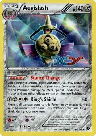 Aegislash (Prerelease) (86/146) Holofoil [XY Promos] - Promo