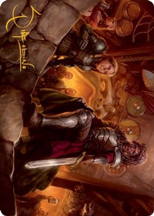 Veteran Dungeoneer Art Card (Gold-Stamped Signature) (ASAFR-036) - Art Series: Adventures in the Forgotten Realms