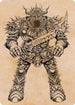 Iron Golem (Showcase) Art Card (ASAFR-080) - Art Series: Adventures in the Forgotten Realms