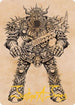 Iron Golem (Showcase) Art Card (Gold-Stamped Signature) (ASAFR-080) - Art Series: Adventures in the Forgotten Realms