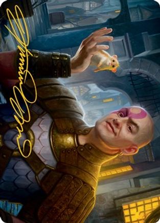 Minsc, Beloved Ranger Art Card (Gold-Stamped Signature) (ASAFR-033) - Art Series: Adventures in the Forgotten Realms