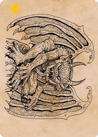 Cloister Gargoyle (Showcase) Art Card (Gold-Stamped) (ASAFR-065) - Art Series: Adventures in the Forgotten Realms