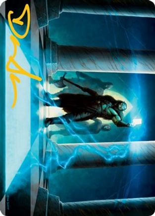 Sudden Insight Art Card (Gold-Stamped Signature) (ASAFR-039) - Art Series: Adventures in the Forgotten Realms