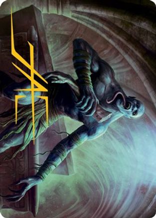 Ghoul Art Card (Gold-Stamped Signature) (ASAFR-018) - Art Series: Adventures in the Forgotten Realms