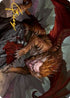 Manticore Art Card (Gold-Stamped Signature) (ASAFR-006) - Art Series: Adventures in the Forgotten Realms
