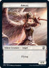 Angel // Saproling Double-Sided Token (AFC-1 // 8) - Commander: Adventures in the Forgotten Realms