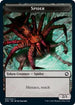 Spider // Zombie Double-Sided Token (AFR-7 // 9) - Adventures in the Forgotten Realms Foil