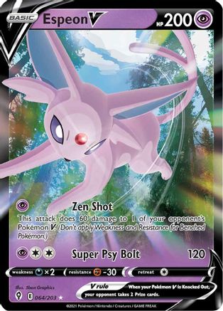 Espeon V (064/203) Holofoil [Evolving Skies] - Ultra Rare