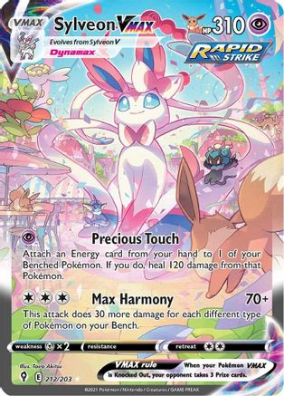 Sylveon VMAX (Alternate Art Secret) (212/203) Holofoil [Evolving Skies] - Secret Rare