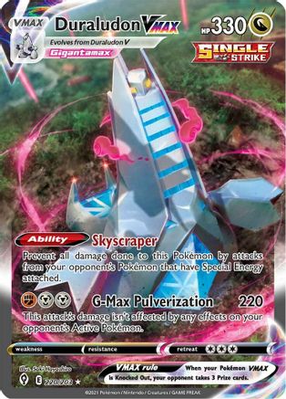 Duraludon VMAX (Alternate Art Secret) (220/203) Holofoil [Evolving Skies] - Secret Rare