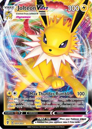 Jolteon VMAX (051/203) Holofoil [Evolving Skies] - Ultra Rare