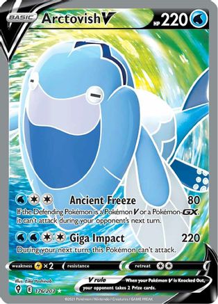 Arctovish V (Full Art) (176/203) Holofoil [Evolving Skies] - Ultra Rare