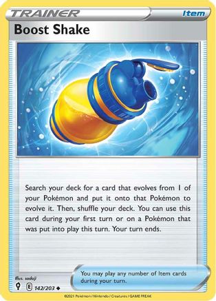 Boost Shake (142/203) [Evolving Skies] - Uncommon
