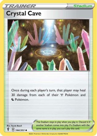Crystal Cave (144/203) [Evolving Skies] - Uncommon