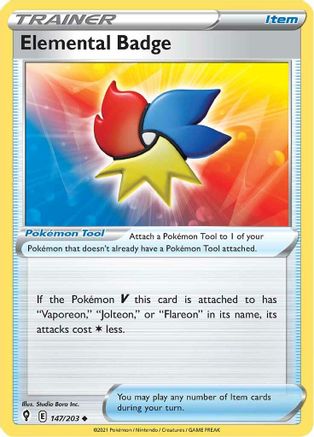 Elemental Badge (147/203) [Evolving Skies] - Uncommon