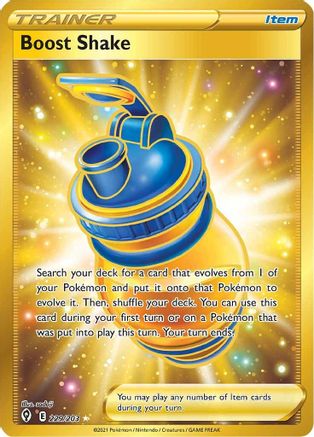 Boost Shake (Secret) (229/203) Holofoil [Evolving Skies] - Secret Rare