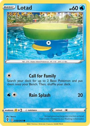 Lotad (032/203) [Evolving Skies] - Common