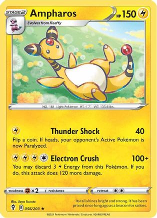 Ampharos (056/203) [Evolving Skies] - Rare