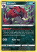 Zoroark 103  - Holofoil SWSH07 Evolving Skies - Holo Rare