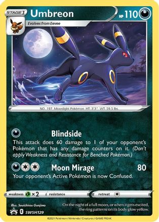 Umbreon (SWSH129/307) Holofoil [SWSH Sword & Shield Promo Cards] - Promo