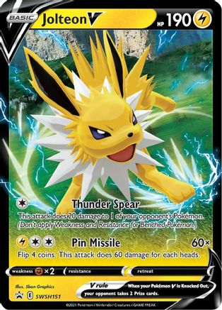 Jolteon V (SWSH151/307) Holofoil [SWSH Sword & Shield Promo Cards] - Promo